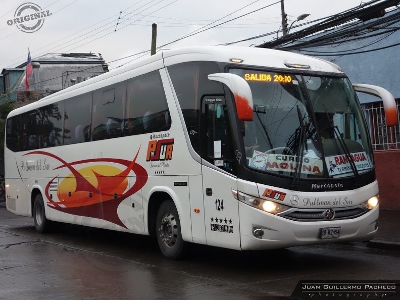 ► Marcopolo Viaggio G7 1050
► Pullman del Sur (Chile) | N° 124
► Mercedes-Benz O-500RS
► Placa Patente: DBWZ64 (Chile)
► Santiago (Chile)
► Foto: Juan Guillermo Pacheco S ®
► contacto@bibliotransportes.cl
► Instagram: https://www.instagram.com/bus_spotter_cl/
► YouTube: https://www.youtube.com/channel/UCQ-1QzteAYwGR7gShzzeenQ 0280.jpg