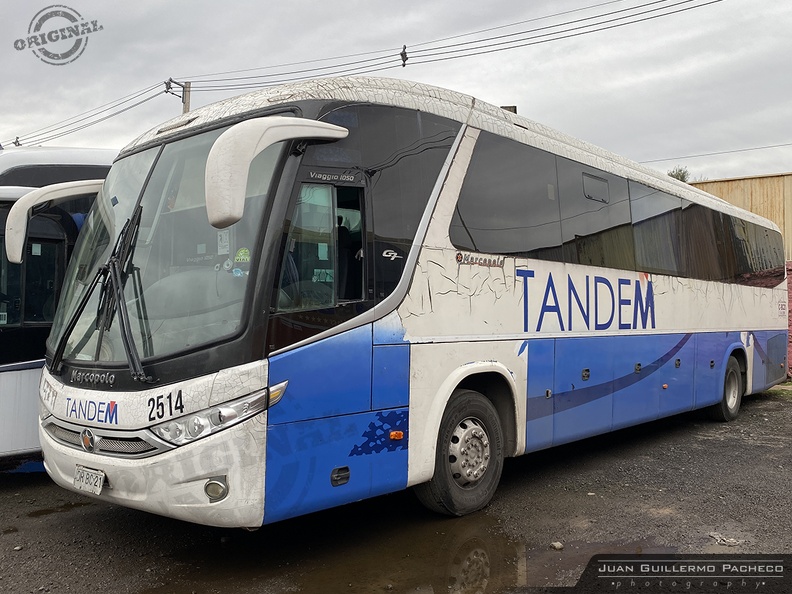► Marcopolo Viaggio G7 1050
► TANDEM (Chile) (Semi Cama) | N° 2656
► Mercedes-Benz OC-500RF
► Placa Patente: DRBC21 (Chile)
► Santiago (Chile)
► Foto: Juan Guillermo Pacheco S ®
► contacto@bibliotransportes.cl
► Instagram: https://www.instagram.com/bus_spotter_cl/
► YouTube: https://www.youtube.com/channel/UCQ-1QzteAYwGR7gShzzeenQ 0284.jpg